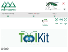 Tablet Screenshot of insectscience.co.za